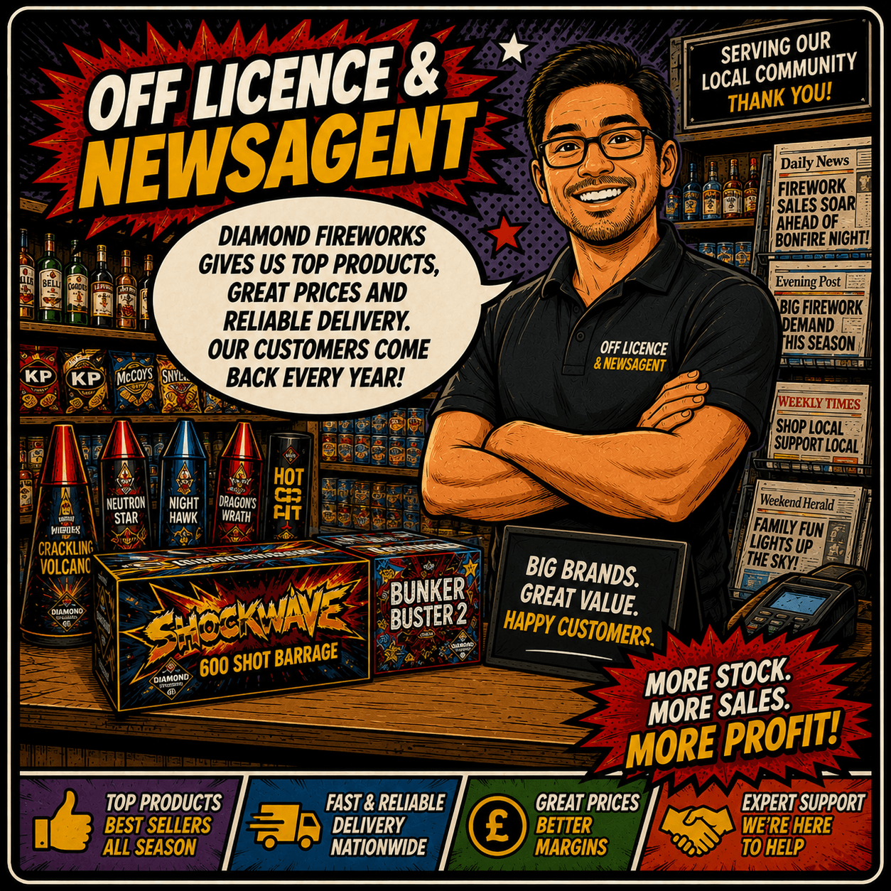 Off Licence owner